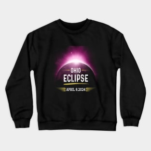 2024 Solar Eclipse OHIO USA Totality Crewneck Sweatshirt